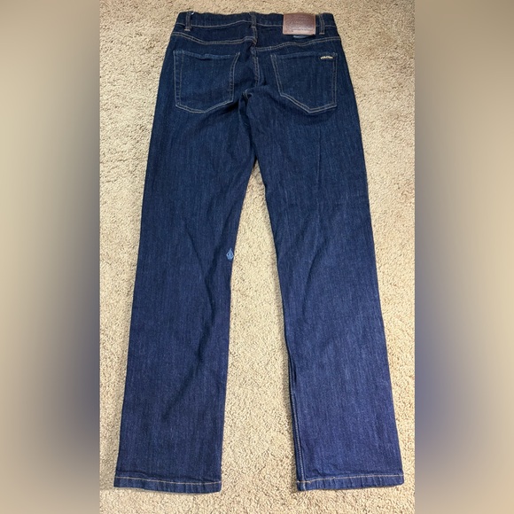Volcom Men's 29 Deep Blue Straight Jeans - Picture 10 of 10